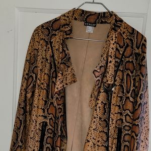 Venus snake print jacket